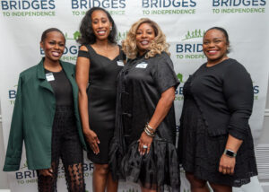 Women at Bridges to Independence fundraiser ball