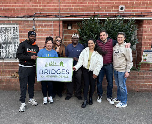 Volunteers at Sheffield Court in Arlington