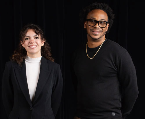 Hannah Green and Ray Bolton, the Bridges Development Team