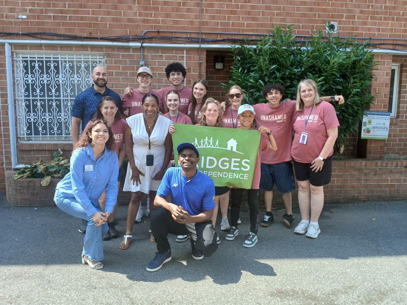 Valley Ridge Church, “The First Baptist Church of Lewisville, Texas helped Bridges with reorganizing the pantry.