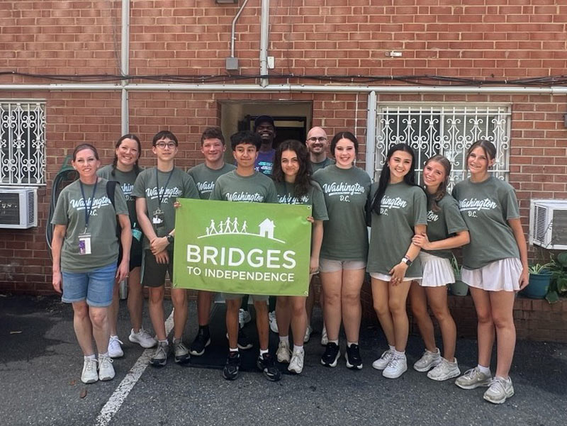 Valley Ridges Church, Lewisville, Texas, helped Bridges mail out publications and reorganize the pantry