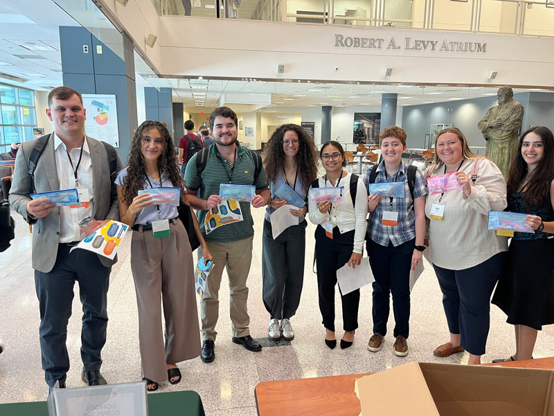 George Mason University's Antonin Scalia Law School Students Donate School Supplies